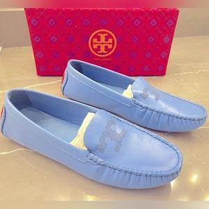 Women’s Tory Burch Leather Driver Loafer’s. Size 8.5.